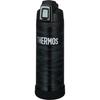 Thermos Water Bottle Vacuum Insulated Sports Bottle with Strap 1L Black Gray Cold Storage Only FJI-1001 BKGY