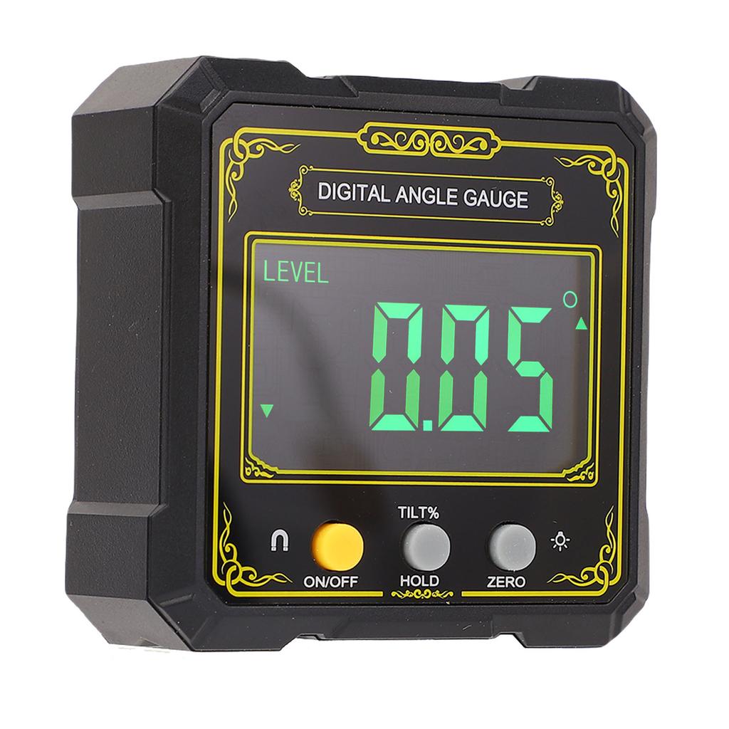 Digital Inclinometer Backlit LCD Screen Magnetic Base IP65 Electronic Level Angle Finder for Woodworking Table Saw