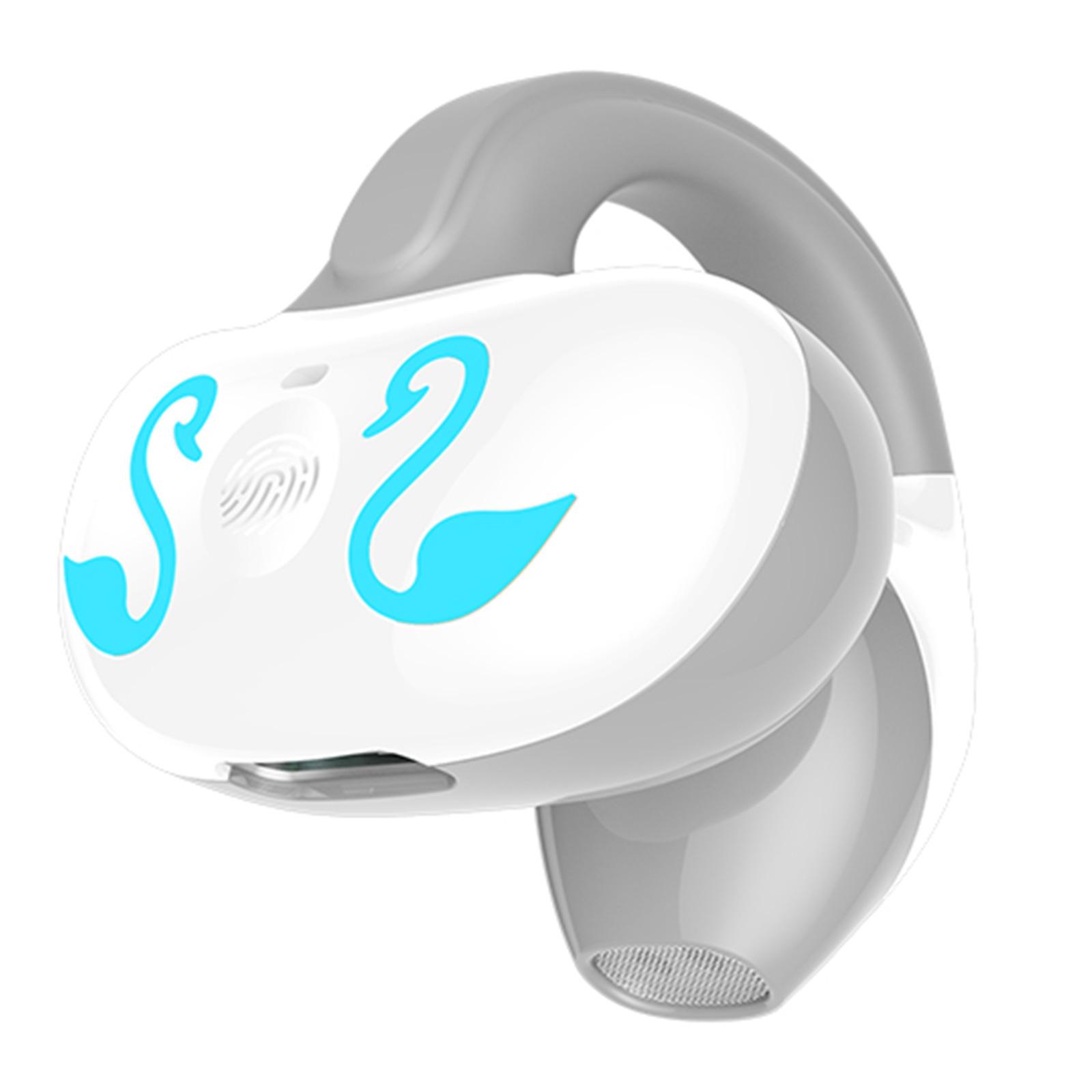 

Wireless Earbuds Highly Fidelity Sound Quick Charge Comfortable Air Conduction Earphone Headphone For 9Hours Play Single серый