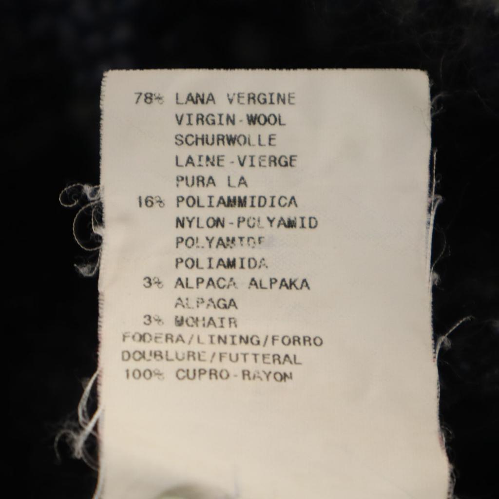 Emporio Armani made in Italy Wool jacket 40 Navy system Women Used