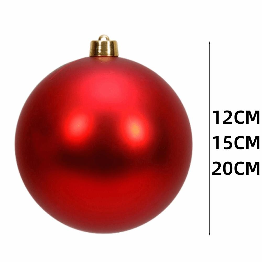 Festlicher Schmuck 12/15/20CM Weihnachtskugel Mattes Finish Kugelform Matte Kugel Deckendekoration Bar Decke