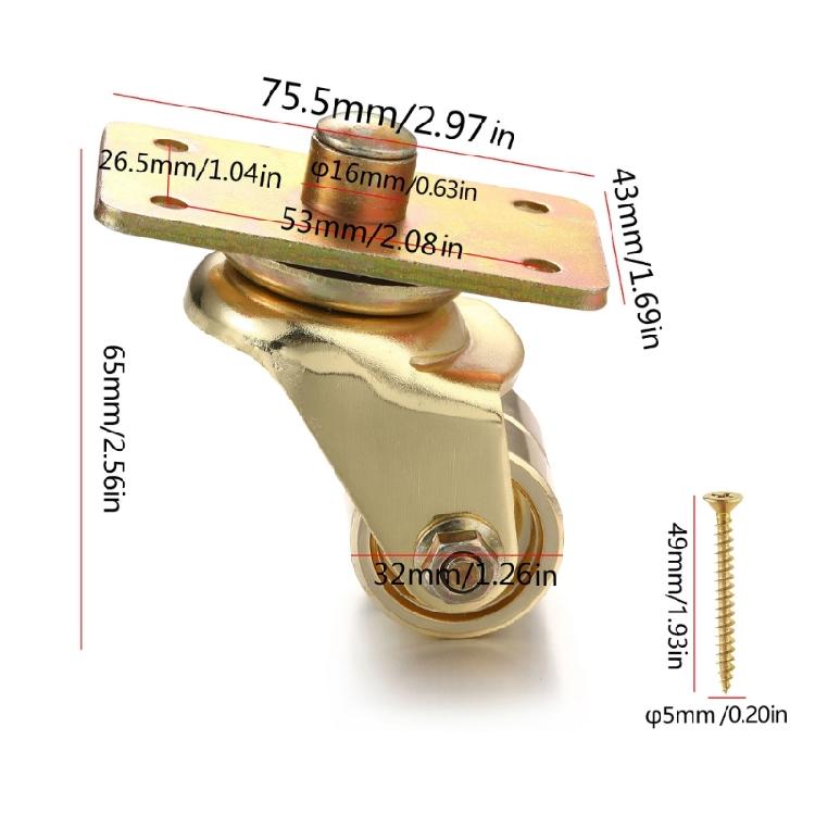 Akcesoria do pianina Część kółka do pianina Kółka podwójne Kółka do pianina