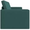 Dark Green Sofa Bed 245 X 78 X 77 Cm Fabric