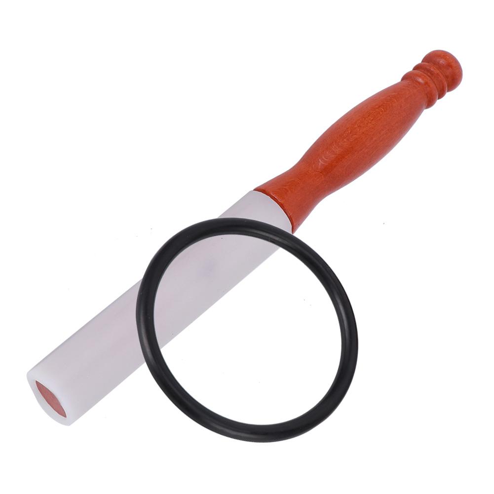 Singing Bowl Mallet Rubber Rod Wooden Handle Stick for Crystal Sound Bowls Accessories