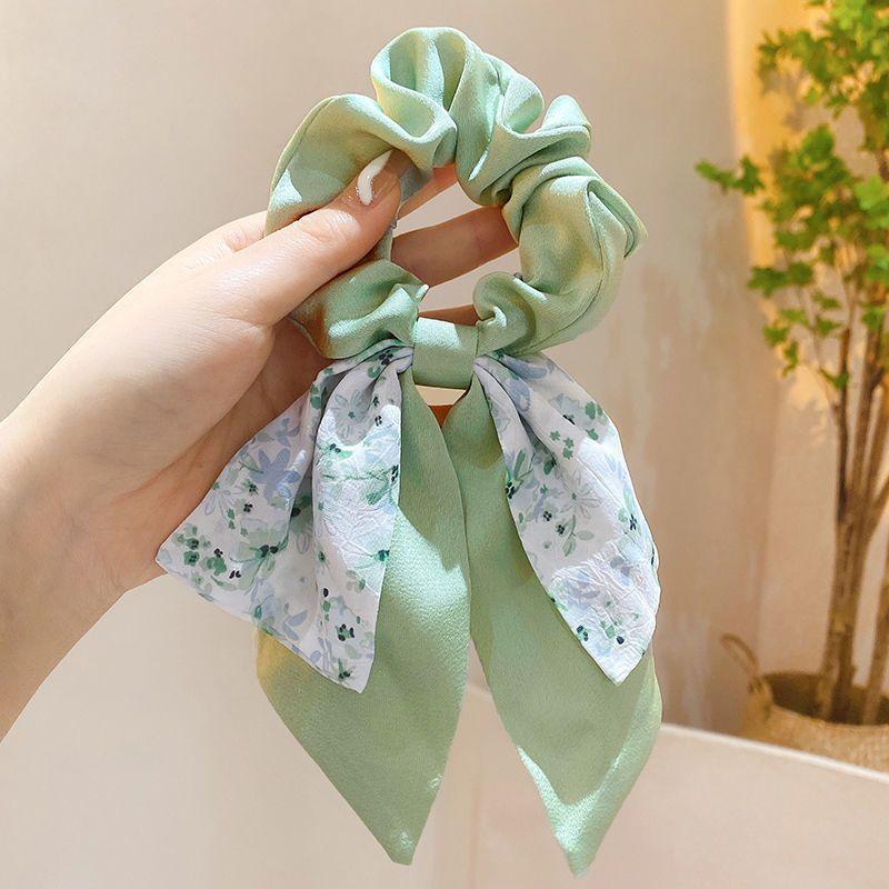 Broken Flower Bowknot Large Intestine Hair Ring Female Summer Headband Strap Hair Band Headband Flower Headwear Hair Accessories