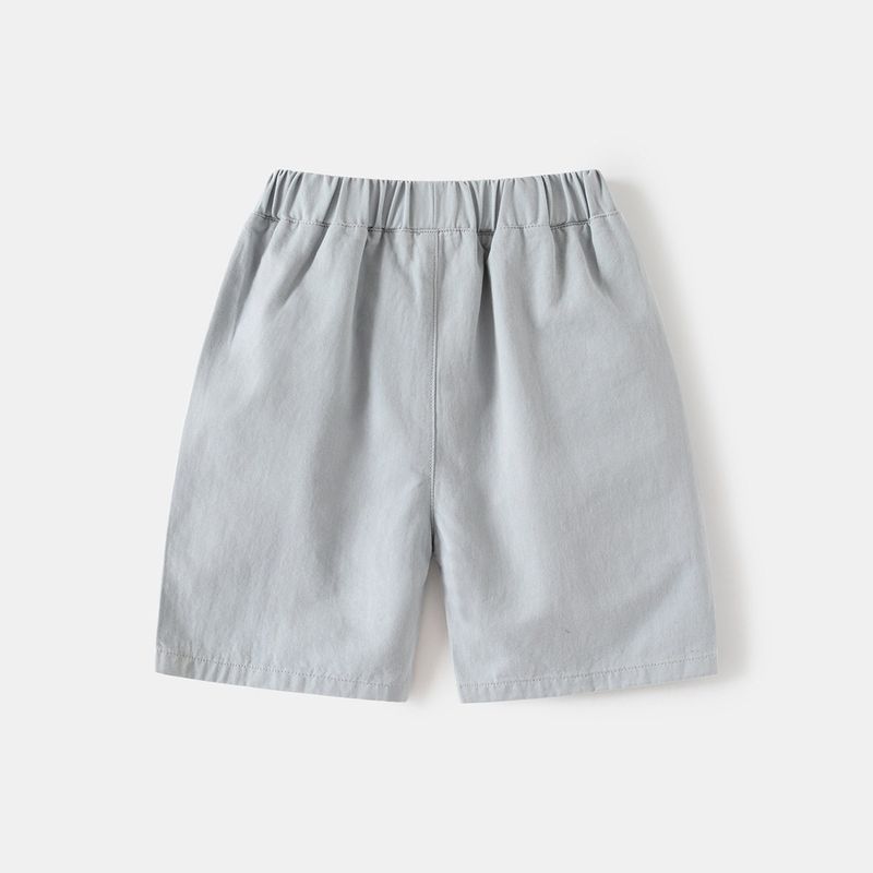 Boys' Cropped Pants Summer Kids Cartoon Embroider Bear Shorts Baby Boy Bermuda Shorts K-style Kids Pants