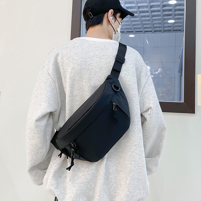 Herren Sport Brusttasche Große Kapazität Schulter Umhängetasche Hüfttasche Handytasche