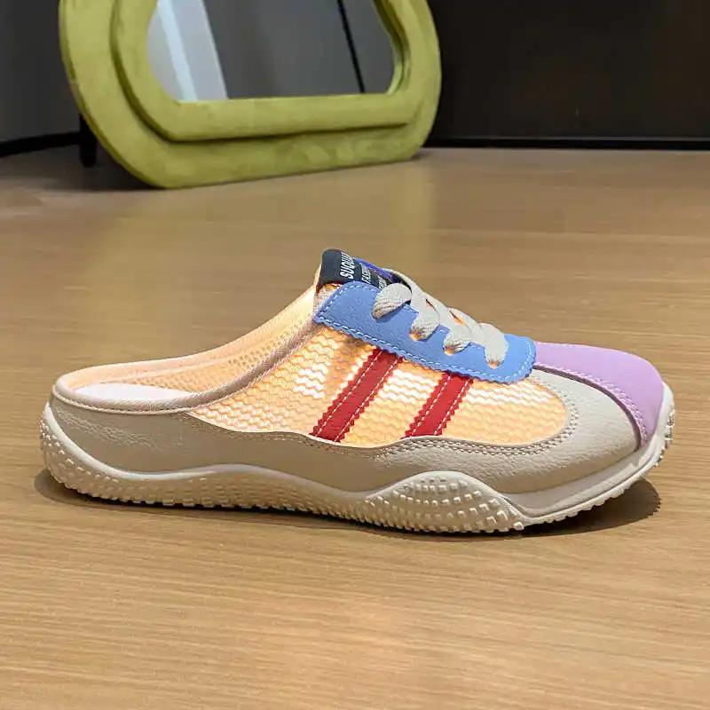 Flatform Without Heels Women's Sneakers For Summer Tennis Luxury Moccasin Women Designer Shoes Sport New In Festival Lux