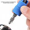 High Strength Alloy Steel Screw Retaining Bit Spring Load Screw Setter 6.35mm Handle For Precise Drilling DIY Projects