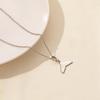 O Chain Around Neck Necklace Waterproof Stainless Steel Conch Shell Starfish Pendant Necklaces For Women Men Accessories Jewelry