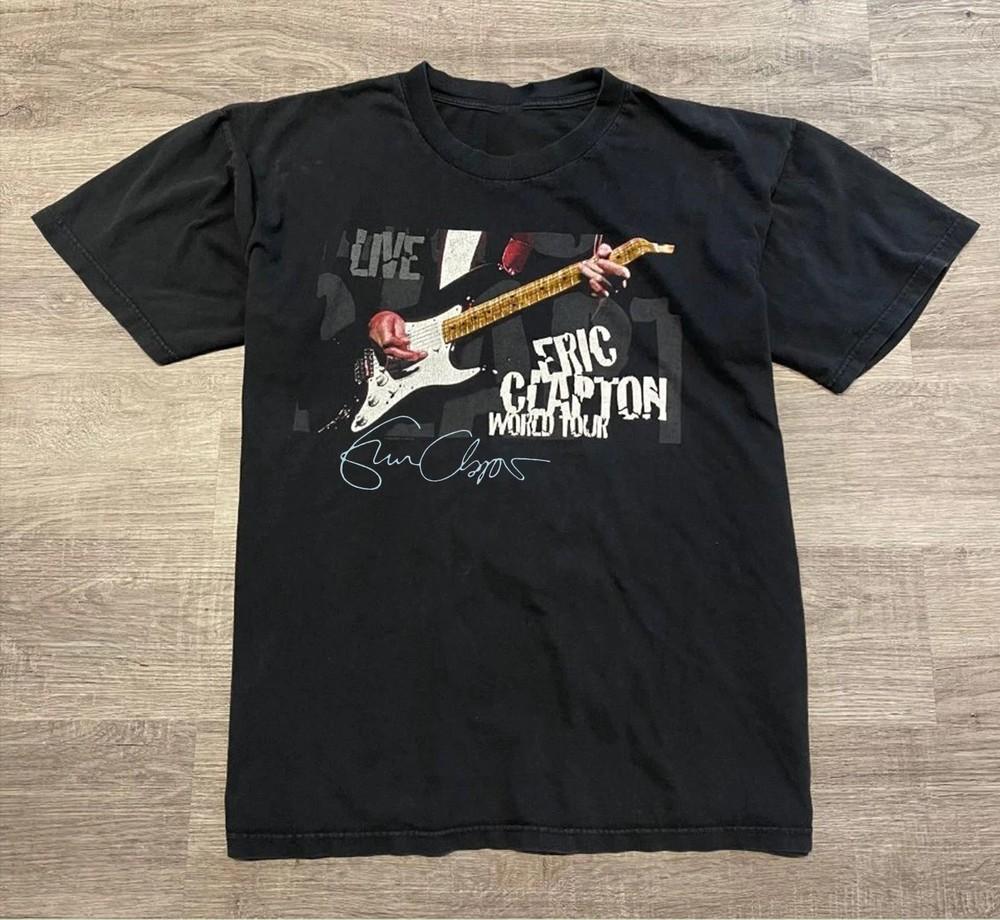 

ERIC CLAPTON World Tour Signature Unisex T-shirt All Size Unisex T-Shirt XXL