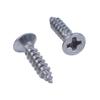 BHBL 100x Stainless Steel Flat Head Self-Tapping Screw 12x3mm Silver