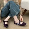 French Silver Casual Style Square Head Single Shoes Fairy Shoes 2025 New Spring Skirt Fashion Mary Jane Shoes