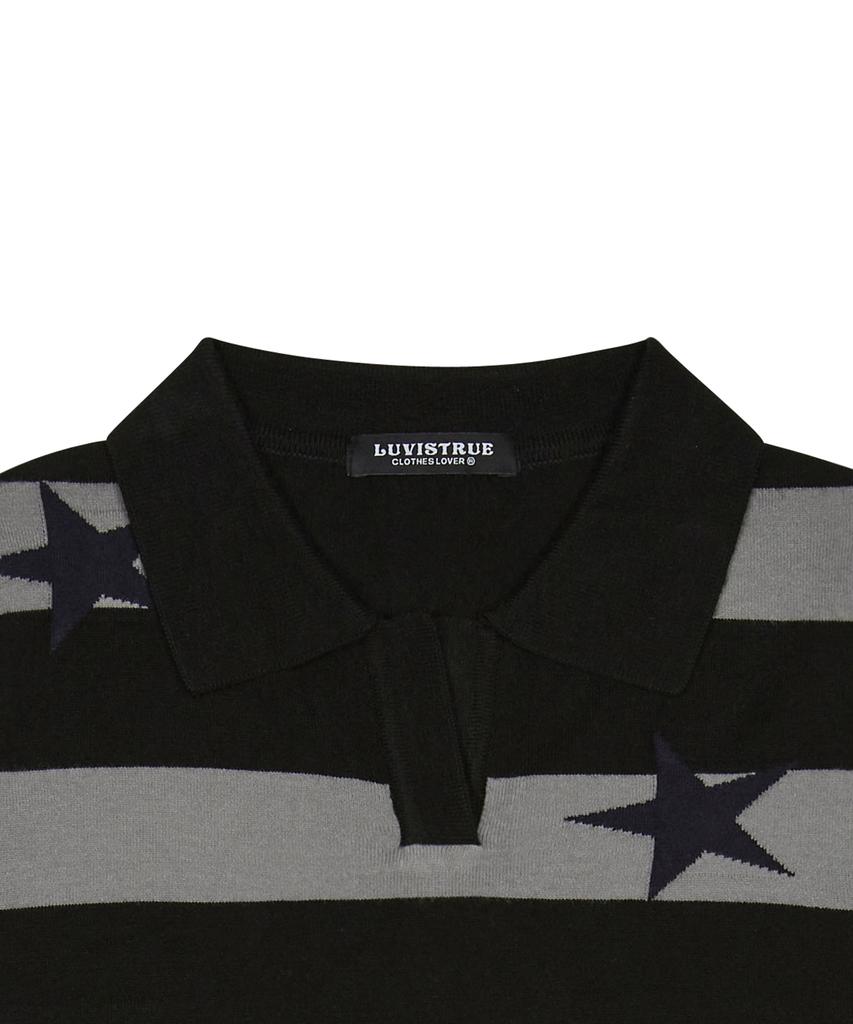 LUVISTRUE Py Star Collar Knit(Black)