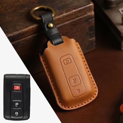 Leather Car KeyCover Case Protector for TOYOTA Corolla Verso 2004 2006 2007 Prius Gen 20 2005 2008 Remote Keychain Accessories
