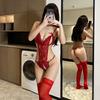 Sexy Lingerie Three-point Exposed Breasts Large Size Sexy No-take Onesie Pure Desire Temptation Flirting Perspective Bed Passion