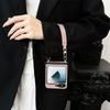 PU-Leder Alligator Muster Handschlaufe Handyhülle für Samsung Galaxy Z Flip 7 6 5 4 3 5G Schutz Stoßfeste Hülle