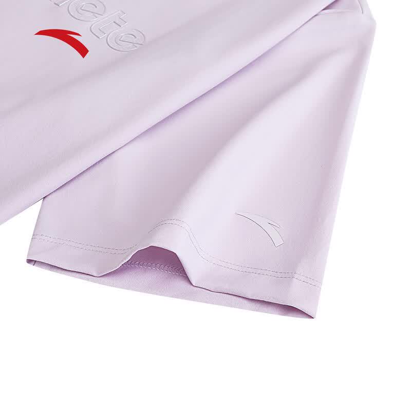 Anta Women's Ice Yarn Breathable Short Sleeve T-shirt