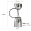 304 Stainless Steel Measuring Cup with Handle Steel Cocktail Jiggers Wine Dispenser Bartender Tools Bar Accessories