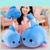 Cute Blue Fish Plush Toy Soft Stuffed Animal Gift For Kids And Teens