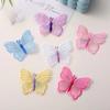 100PCS Colorful Lace Butterfly Patch Embroidered Fabric Appliques  Sewing Craft Decoration