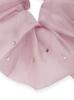Lily Brown Organza Jewel Scrunchie Free Size LWGG255316, Women's, Pink,
