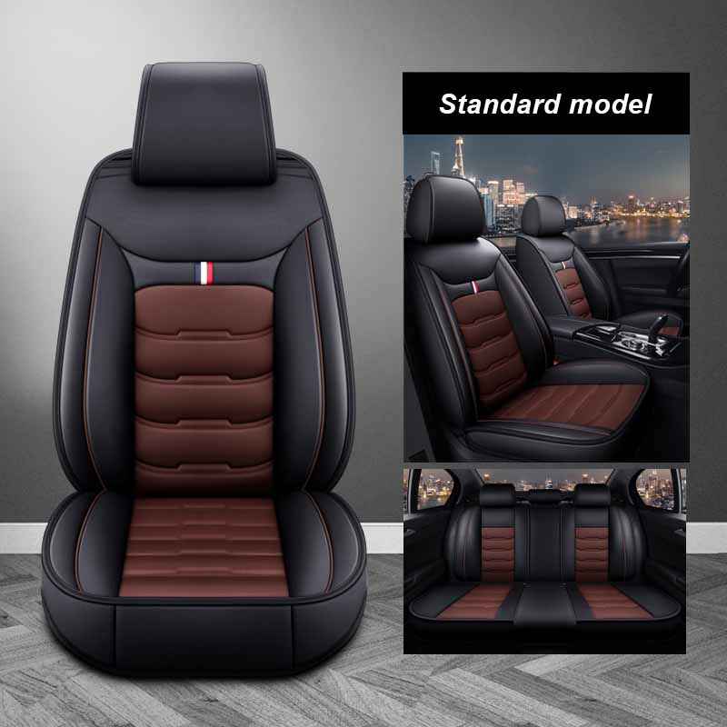 Poduszka na fotel samochodowy z pełnym otoczeniem Skórzana poduszka Cztery pory roku Uniwersalny pokrowiec na fotel samochodowy Oddychający Pełny pakiet Pokrowiec na siedzenie