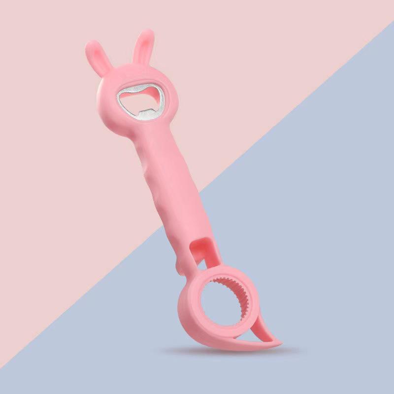 Little Bear & Rabbit Multifunctional 4-in-1 Creative Bottle & Can Opener
