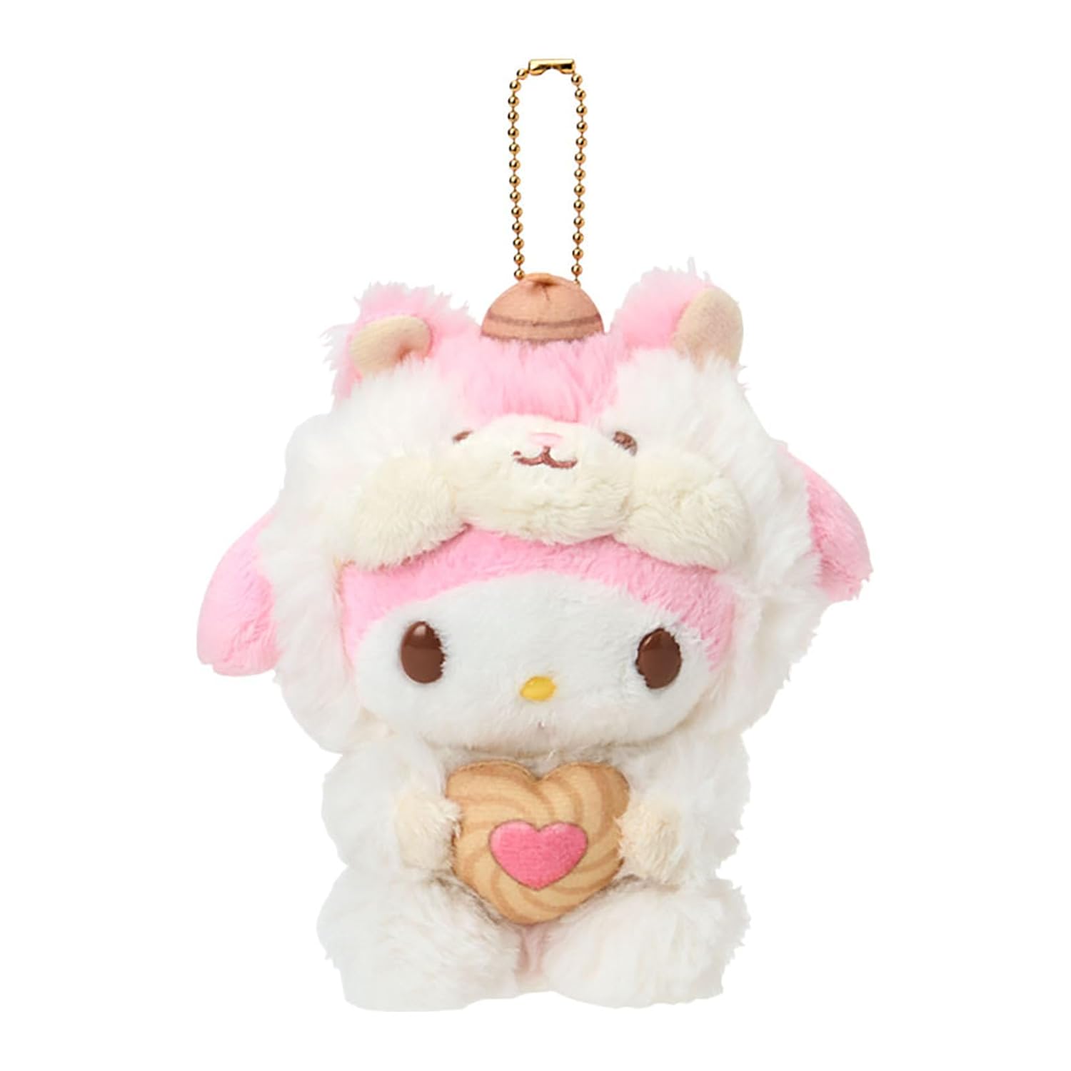 Sanrio Mascot Holder (Risu Mofumofu) My Melody Suitable ages 6 up 651184