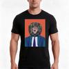 Mr Lions Portrait TShirt Summer Casual Cotton Tee Oversized Streetwear Tops Vintage Graphic Print Loose Fit Short Sleeve