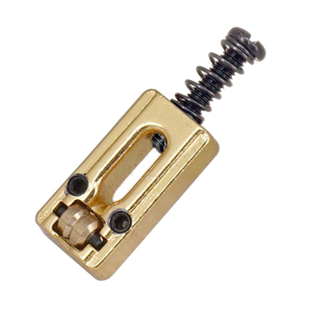 6 Pcs Guitar Tremolo Bridge Saddles Electric Guitar Replacement Bridge Saddle Metal 6 String Roller Saddles Guitar Parts