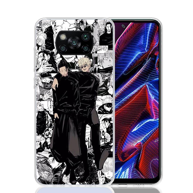 Kaisens Jujutsus Geto Suguru Case Phone Cover for Xiaomi Poco X3 Nfc X5 X6 X7 X4 Gt F7 Ultra F6 F5 Pro F4 F3 M5S M5 M4 M3 5G Tre