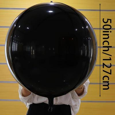50-Inch Large Balloons, Giant Foil Balloons, Suitable For New Year, Halloween, Christmas, Weddings, Parties, Graduation Ceremoni