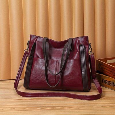 Luxury Design Handbags Women PU Leather Top-handle Crossbody Bags Female Shoulder Bag Large Capacity Shopper Totes