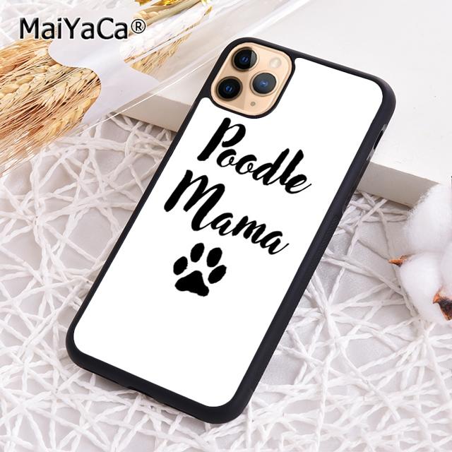 MaiYaCa Life Is Better With A Poodle Silhouette Phone Case For iPhone 17 Air 16 15 Plus 11 12 13 14 Pro Max Coque