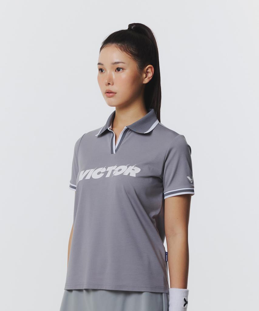 Bigteo Noble Badminton Women'S Collared T-Shirt (Vt26Ats001F)