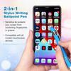 Hdoorlink Universal 2 In 1 Metal Stylus Pens with Ballpoint Pens for iPhone Android Touch Screen Pen for All Capacitive Screen