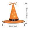 LED Lichter Hexenhut Halloween Elfenohren Für Kinder Partydeko Outdoor Baumhängeornament Halloween Dekoration 1 Stück
