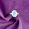 Natural Milky Opal Gemstone 925 Sterling Silver Jewelry Handmade Ring For Wife RR-28-16
