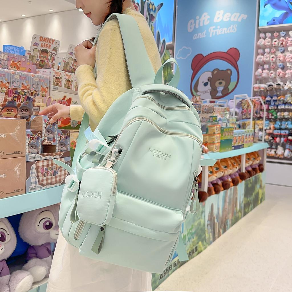 Schoolbag High-value College Style Backpack Japanese Harajuku Girl Backpack Casual Versatile Student Class Tutoring Schoolbag Woman