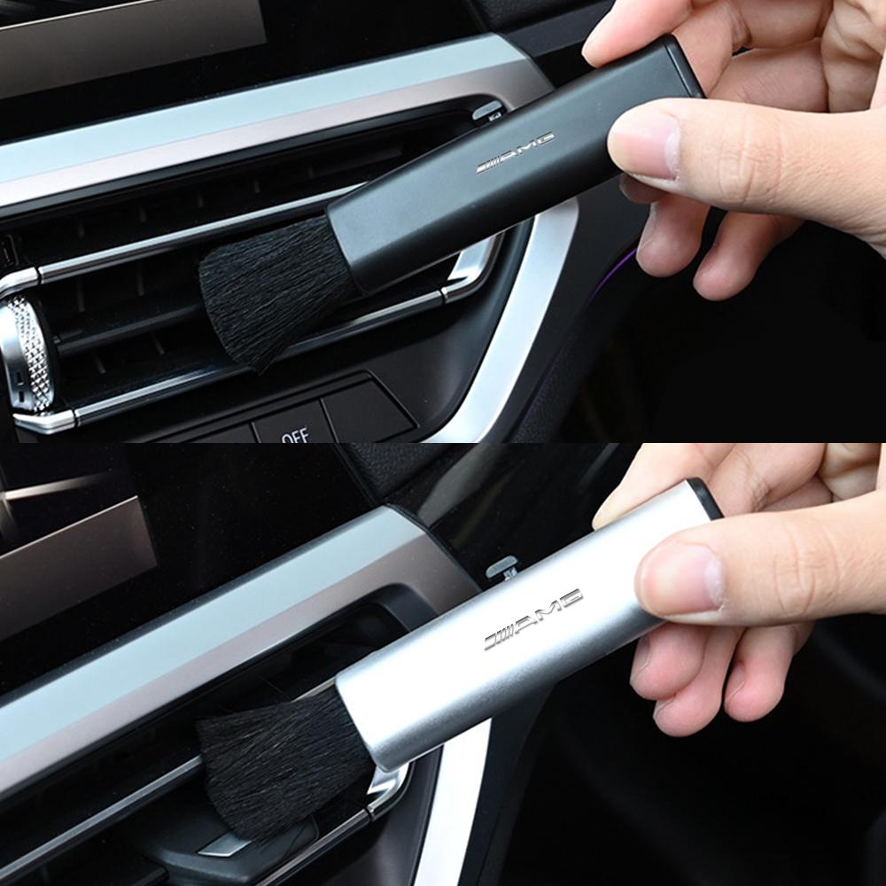 Car Interior Cleaning Brush Air Vent Dusting Detailing Brush For Mercedes benz A B R G Class AMG GLK CLA GLA W204 W251 W176 W210