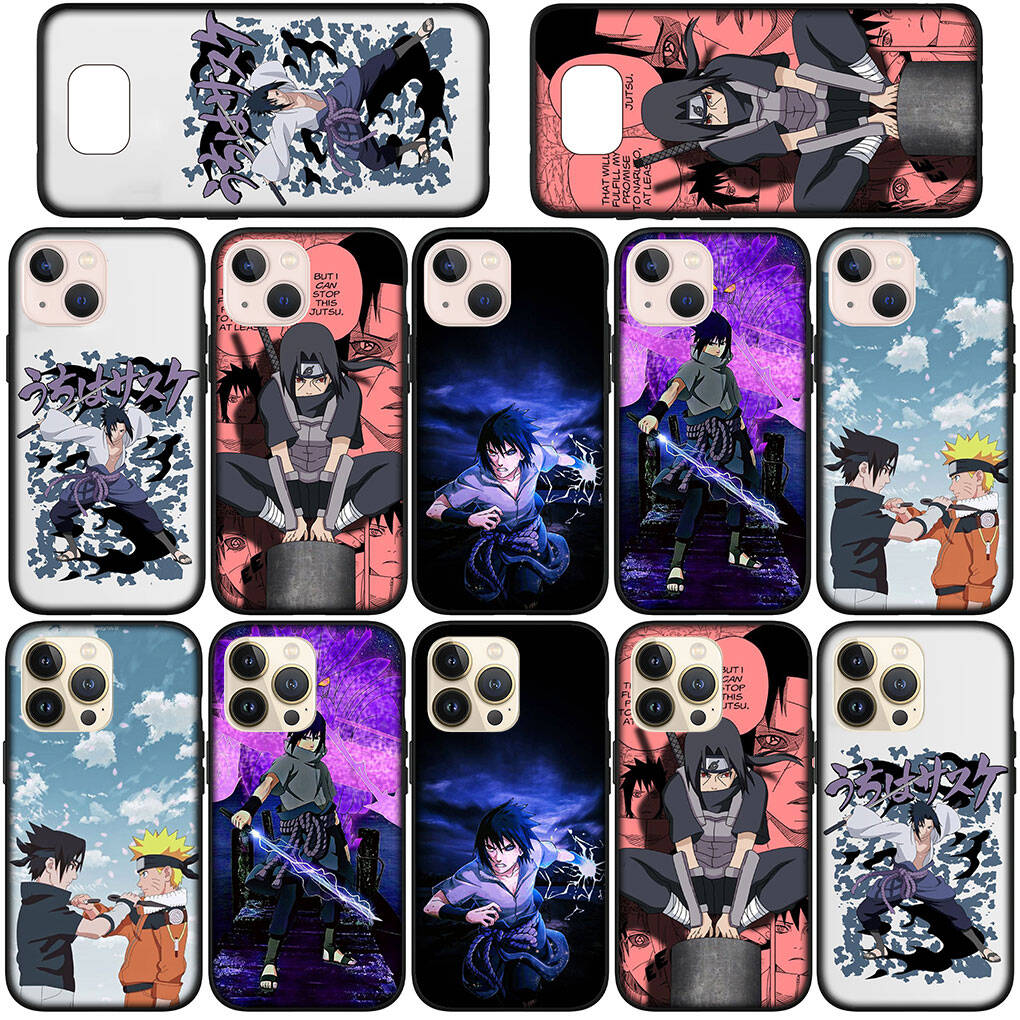 Phone Case for iPhone 17 15 16 Plus Xiaomi Poco X7 X6 F8 F7 C85 C75 C71 Redmi Note 14 12 11 13 Pro Max A4 14C 13C Comics Uchiha Sasuke Narutos Cover