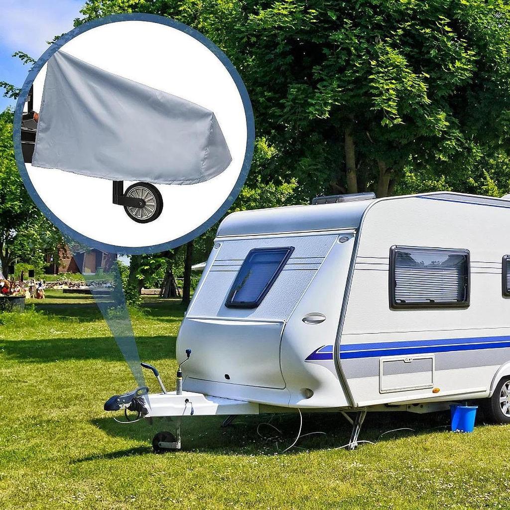 Campers Hitch Cover,Trailer Lock Cover Rain Snow Protection Oxford Sun for Long