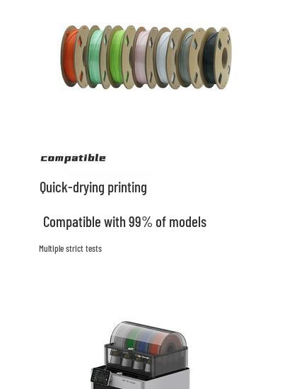 200g PLA+ 3D-Druckfilament, 1,75mm, Hohe Zähigkeit, Universell für Hohe Geschwindigkeiten für FDM-Drucker