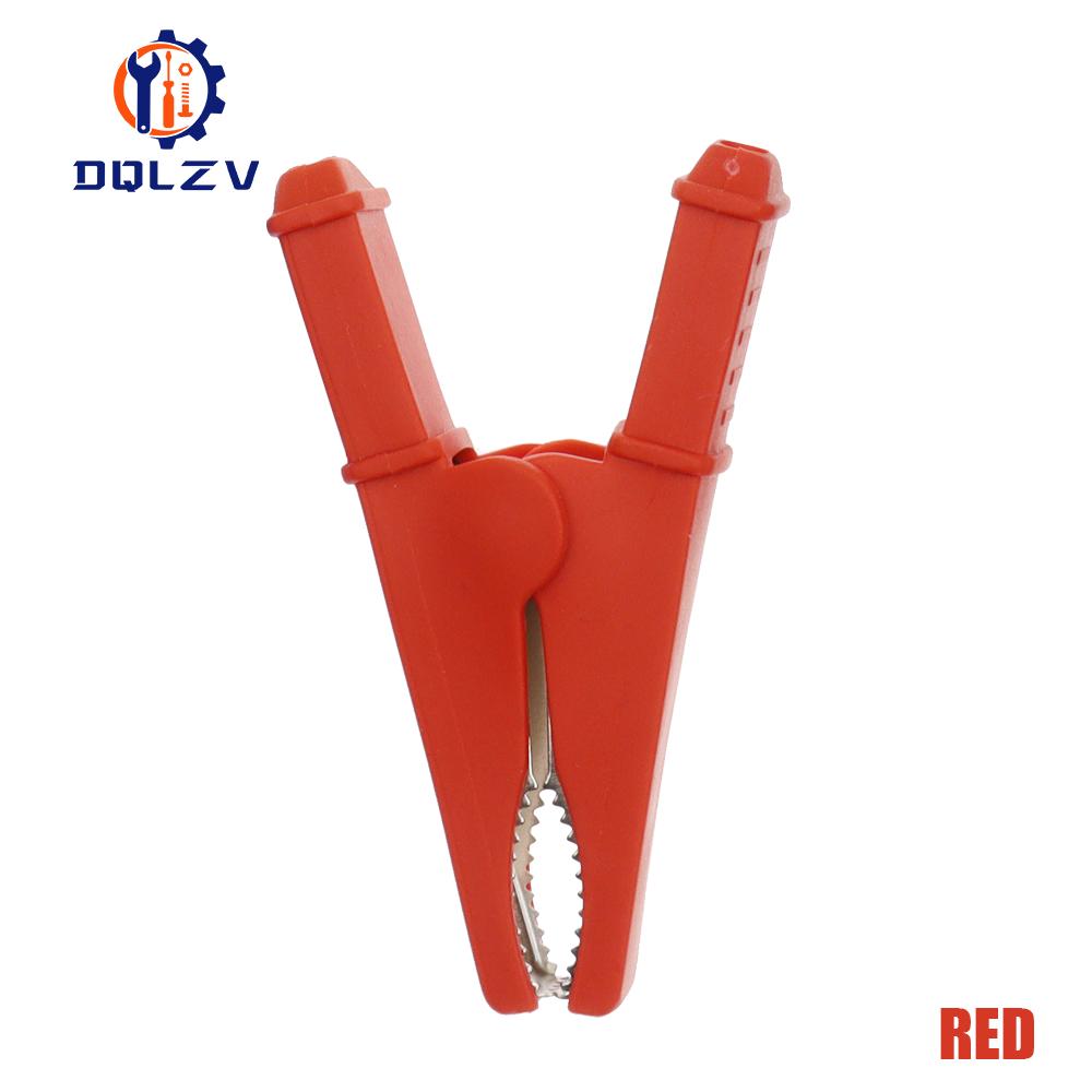 1PCS 75MM Insulated Crocodile Clip 50A Crocodile Clip Car Caravan Van Battery Test Lead Clips Alligator Clips