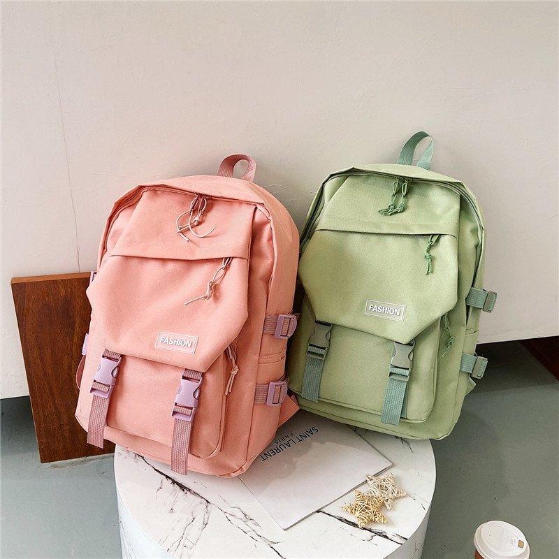 Schoolbag Female College Student Junior High School Student Travel Computer Backpack Male Large Capacity Backpack Versatile Casual Versatile
