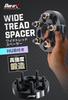 Durax Wide Tread Spacer, 25mm Spacer with Hub Ring and Bolt Set, PCD114.3, 5H, Hub Diameter 60.1mm, M12 x P1.5, Set of 2 (Black) HUB6025BK