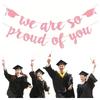 Glitter Decor Graduation Party Banner Reusable Graduation Hanging Banner  Graduation Party
