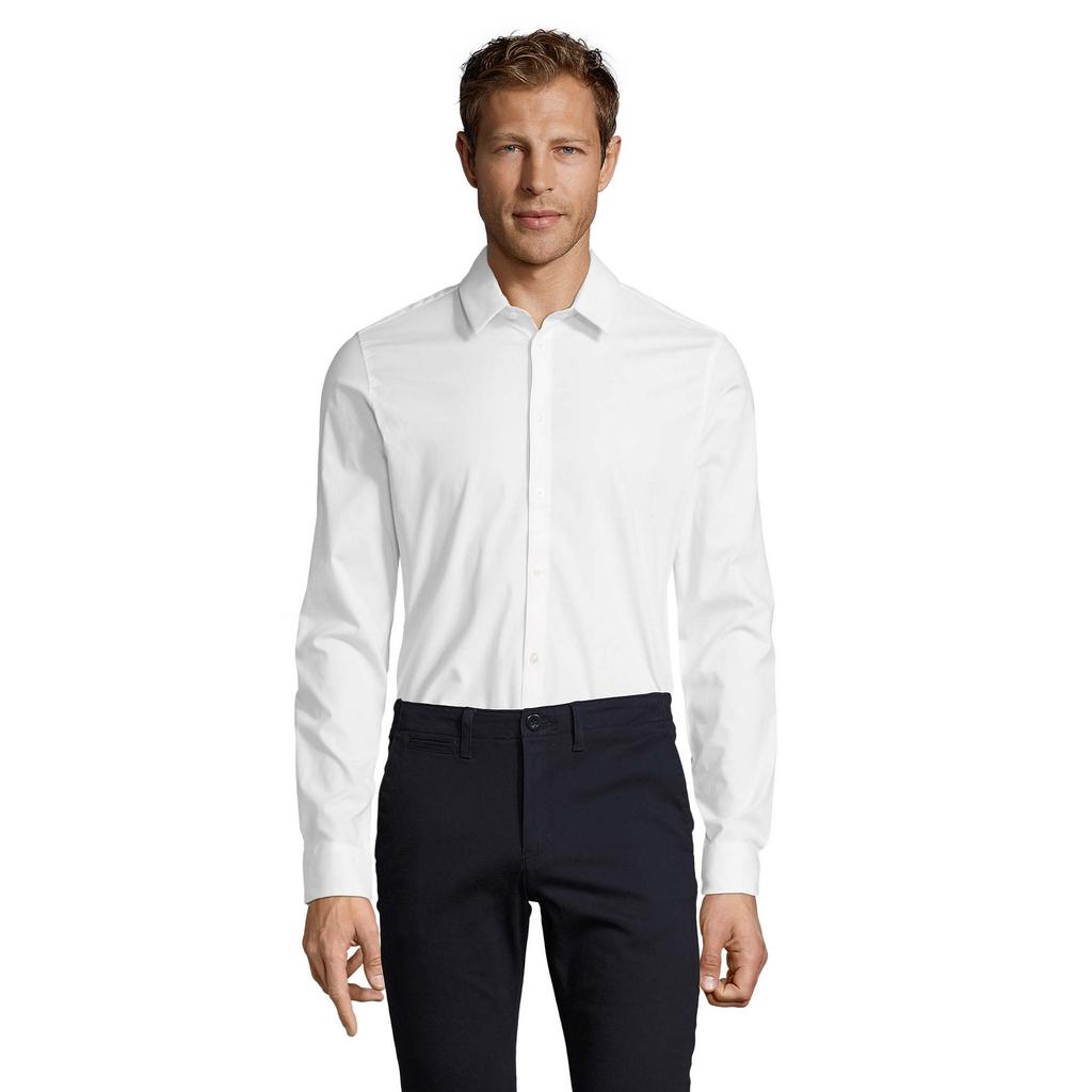 SOLS Mens Blake Stretch Long-Sleeved Shirt