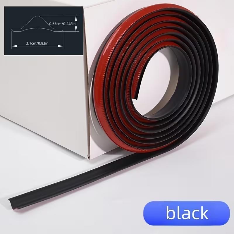 

1PC 1m/3meters Flexible Trim Caulk Strip, Peel and Stick Trim for Molding, Wall Corner, Baseboard, Easy Installation 1m чорний